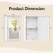 Bathroom Wall Cabinet With Single Mirror Door_maomaolike.com