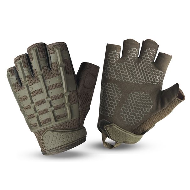 Tactical gloves Half-finger riding gloves Mountaineering protective motorcycle sports gloves for men outdoor off-road fingertip tactical gloves_maomaolike.com