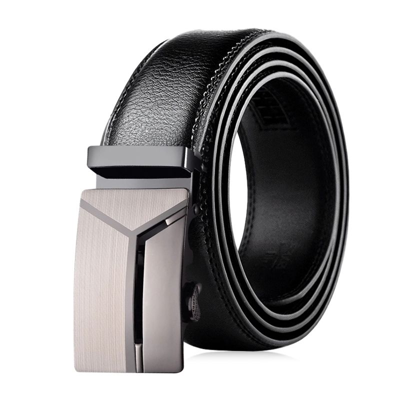 HOT Youth Brand High Quality Men's Belt Male Metal Automatic Buckle_maomaolike.com