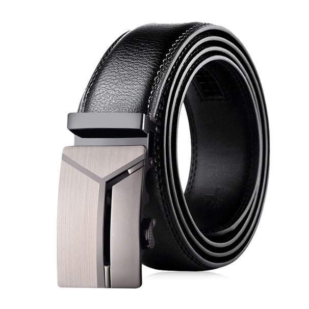 HOT Youth Brand High Quality Men's Belt Male Metal Automatic Buckle_maomaolike.com