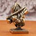Monkey King Sun Living Room Office Tabletop Tea Pet Ornament Black Mythology Wukong Golden Cudgel Copper Craft_maomaolike.com