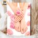 Manicure & Pedicure Themed Painting Poster, Soft-toned Elegant Beauty Scene Poster, Brings Gentle Relaxing Ambiance, Perfect For Beauty Salon, Spa_maomaolike.com