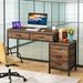 Computer Desk, Study Writing Table With Reversible Drawer Cabinet_maomaolike.com