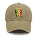 Unisex one love printed baseball cap Washed cotton retro sports sun hat Running visor_maomaolike.com
