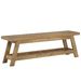 Entryway Bench, 2-Tier Foyer Seating Bench With Shoe Storage_maomaolike.com