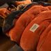 Thickened Flannel Milk Warm Four-Piece Winter Bed Sheet Velvet Duvet Cover Three-Piece Set Coral Fleece Bedding_maomaolike.com