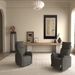 Power Recliner,Electric Glider Reclining Single Sofa Chair For Living Room (Dark Grey Fabric)_maomaolike.com