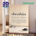 Shoshin Zen Themed Painting Poster, Serene Japanese Rock Garden Scene Poster, Conveys Peaceful Open-minded Life Attitude, Ideal For Meditation Space_maomaolike.com