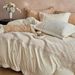 Nordic Vintage Boho Class A Winter French Embroidery Milk Bedding Four-Piece Set, Luxurious Plush Duvet Cover And Coral_maomaolike.com