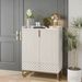 Modern Shoe Cabinet With Doors, 5-Tier Modern Shoe Rack Organizer_maomaolike.com