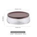 Minimalist Japanese Style Glass Living Room Candy Basin Dry Wooden Box High Footed Fruit Tray Storage Table_maomaolike.com