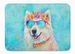 Samoyed Hippie Dawg Memory Foam Kitchen Mat Machine Washable Anti-Fatigue Mat Cushion Comfort Bath Mat Or Kitchen Rug_maomaolike.com