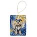 Schnauzer My Angel Porcelain Ornament Christmas Tree Hanging Decorations For Home Christmas Holiday, Rectangle, Gift, Multicolor_maomaolike.com