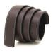 HOT New Women's and Men's Litchi grain holes No Buckle Brand Men High Quality Male Genuine Strap Jeans Belt 3.3cm_maomaolike.com