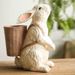 Simulation Animal Rabbit Ornaments Villa Courtyard Decoration Garden Outdoor Creative Flower Pot Sculpture Garden_maomaolike.com