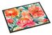 Peonies In Watercolor Doormat Front Door Mat Indoor Outdoor Rugs For Entryway, Non Slip Washable Low Pile, 24H X 36W_maomaolike.com