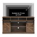 TV Stand Sliding Barn Door Modern&Farmhouse Wood Entertainment Center, Storage Cabinet Table Living Room With Adjustable Shelves For TVs Up To 65",Natural Brown_maomaolike.com