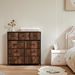 Dresser For Bedroom With 9 Fabric Storage Drawer Wardrobe Tall Chest Organizer Closet Adult Kids Clothes Cabinet Furniture_maomaolike.com
