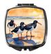 Oystercatchers Foraging Compact Mirror Decorative Travel Makeup Mirror For Women Girls Gifts Pocket Makeup Mirror Folding Handheld_maomaolike.com