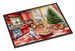 Jack Russell Terrier Christmas Cookies Doormat Front Door Mat Indoor Outdoor Rugs For Entryway, Non Slip Washable Low Pile, 24H X 36W_maomaolike.com