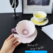 Particularly Beautiful Design Sense Niche High-Value Latte For Women Exquisite Coffee Cup And Saucer Set_maomaolike.com