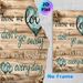 Loving Memorial Quote Painting Poster, Vintage Rustic Wood-textured With Teal Hearts Poster, Warm Comforting Message Ideal For Home Living Room_maomaolike.com
