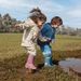 Children's Spring Autumn Fleece Lined PU Jacket Boys And Girls Kindergarten Baby 2-8 Years Old Waterproof Two-Piece_maomaolike.com