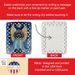 Puli My Angel Porcelain Ornament Christmas Tree Hanging Decorations For Home Christmas Holiday, Rectangle, Gift, Multicolor_maomaolike.com