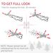 6ft Snow Flocked Artificial Pencil Christmas Tree, Slim Xmas Tree With Realistic Branches And Plastic Base Stand For Indoor Decoration, Pink_maomaolike.com