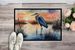 Blue Heron Setting Sun Doormat Front Door Mat Indoor Outdoor Rugs For Entryway, Non Slip Washable Low Pile, 24H X 36W_maomaolike.com