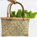 Handheld Vegetable Farmhouse Eco-Friendly Kitchen Storage Household Outing Shopping Basket Woven Bamboo Products_maomaolike.com