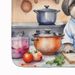 Shih Tzu The Chef Memory Foam Kitchen Mat Machine Washable Anti-Fatigue Mat Cushion Comfort Bath Mat Or Kitchen Rug_maomaolike.com