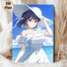 Seaside Anime Girl Painting Poster, Soft-toned Anime Style Poster, Tranquil Ocean-view Artwork, Suitable For Bedroom And Living Room Wall Decor_maomaolike.com