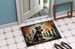 Airedale Terrier Spooky Halloween Doormat Front Door Mat Indoor Outdoor Rugs For Entryway, Non Slip Washable Low Pile, 24H X 36W_maomaolike.com