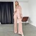Women's Clothing suits for women long-sleeved lapel shirts leopard print trousers women's fashion casual two-piece suits_maomaolike.com