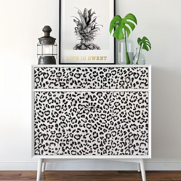 40cm*2000cm Old Money Brownish Yellow Leopard Print Wallpaper – Luxury Peel & Stick Wall Decor For Chic Bedroom & Bathroom Makeovers_maomaolike.com