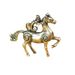 Chinese Style Metal Solid Antique Horse Animal Ornament Desktop Tea Pet Office Stall Decoration New Product_maomaolike.com