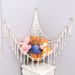 Triangle Hammock Cross-Border Hand-Woven Cotton Rope Plush Wall Decoration Tassel Toy Net Pocket_maomaolike.com