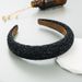 New European and American Fashion Light Luxury Full Diamond Pearl Headband Women's Korean Style Face Wash Headpiece_maomaolike.com