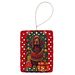 Field Spaniel Holiday Christmas Porcelain Ornament Christmas Tree Hanging Decorations For Home Christmas Holiday, Rectangle, Gift, Multicolor_maomaolike.com