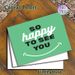 Positive Quote Painting Poster, Mint-green Playful Typography With Smile Graphic Poster, Warm Welcoming Vibe, Suitable For Entryway, Living Room Or_maomaolike.com
