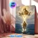Trinity Themed Religious Painting Poster, Serene Realistic Sacred Scene Poster, Spiritual Artwork Ideal For Home, Church And Prayer Space_maomaolike.com