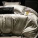 1 Light Luxury Style Jacquard Four-Piece Set High-End 100S Long-Staple Cotton Wide Edge Duvet Cover Sheet For Bed Use_maomaolike.com