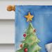 Sealyham Terrier Christmas Reindeer House Flag Large Porch Sleeve Pole Decorative Outside Yard Banner Artwork Wall Hanging, Polyester, House Size, Multicolor_maomaolike.com