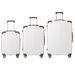 Brown 3-Piece Premium ABS Luggage Set-20", 24", And 28" Suitcases With Multi-Position Handle, Silent Spinner Wheels, And TSA-Approved Lock-Durable, Stylish, And Spacious Travel Gear_maomaolike.com