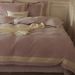 Malochi Light Luxury Texture Soft Top Grade Mousse Milk Velvet Four-Piece Set High-End Warm Bedding Home Textile_maomaolike.com