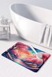 Cherry Blossom In Color Memory Foam Kitchen Mat Machine Washable Anti-Fatigue Mat Cushion Comfort Bath Mat Or Kitchen Rug_maomaolike.com