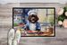 Newfoundland The Chef Doormat Front Door Mat Indoor Outdoor Rugs For Entryway, Non Slip Washable Low Pile, 24H X 36W_maomaolike.com