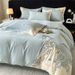 2026 Spring New Pure Four-Piece Full Long-Staple Cotton High-End Gift Set Embroidered Bedding Bed Sheet Duvet Cover Wholesale_maomaolike.com