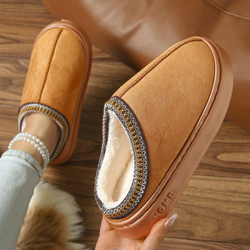 Fashion Women's Slippers Home Fluffy Luxury Designer Woman Shoes 2025 Winter Indoor Fuzzy Fur Slides Casual Platform_maomaolike.com